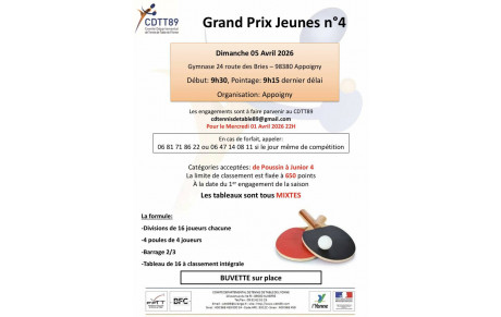 GPJ n°4 2025-2026 - APPOIGNY